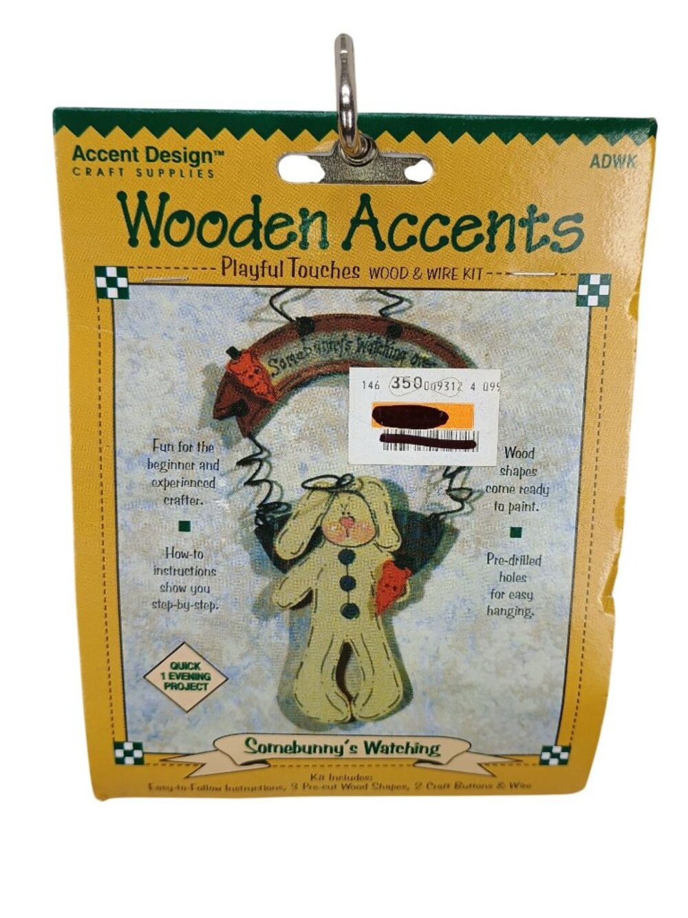 Wooden Accents Somebunnys Watching Wood & Wire Craft Kit‎